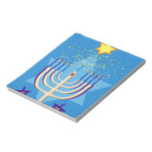 hanukkah menorah notitieblok (Linkerzijde)
