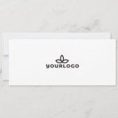 Hanukkah Menorah Olives | Grey Company Logo Kaart (Achterkant)