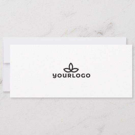 Hanukkah Menorah Olives | Grey Company Logo Kaart (Achterkant)