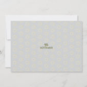 Hanukkah Menorah Olives | Grijze groep Feestdagenkaart (Achterkant)