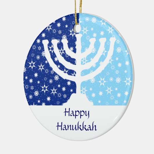 Hanukkah Menorah Ornament (Links)