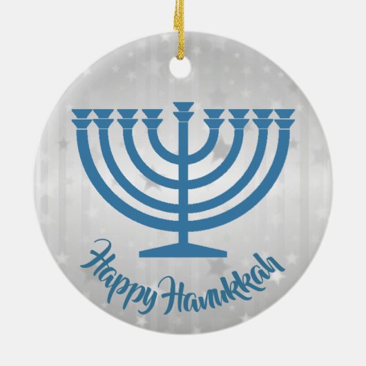 Hanukkah Menorah Ornament (Achterkant)