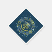 Hanukkah Menorah Paper Napkins, Guest Towel Servet (Hoek)