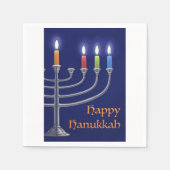 "Hanukkah Menorah." Servetten (Voorkant)