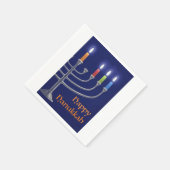 "Hanukkah Menorah." Servetten (Hoek)