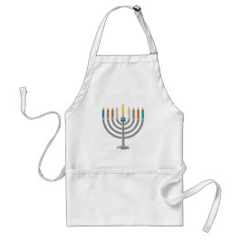 Hanukkah menorah standaard schort