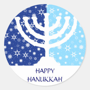 Hanukkah Menorah Sticker