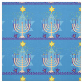 Hanukkah Menorah stof (Swatch)