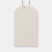 Hanukkah Menorah Strepen Trendy Aangepast Cadeaulabel (Achterkant)