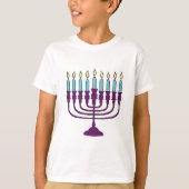 Hanukkah Menorah T-shirt (Voorkant)