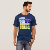 Hanukkah Menorah T-shirt (Voorkant volledig)
