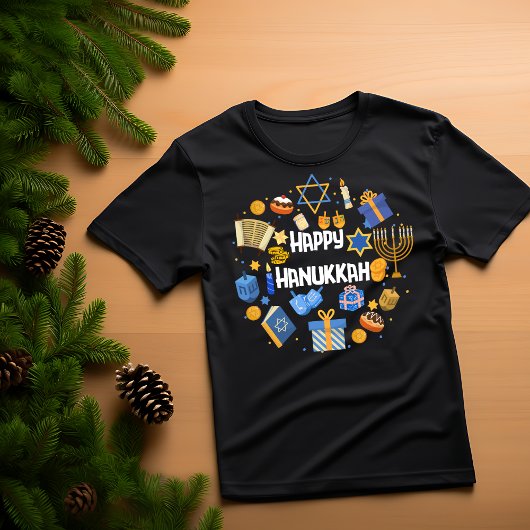 Hanukkah Menorah T-shirt  