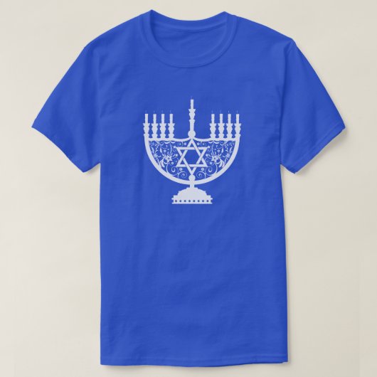 Hanukkah Menorah T-shirt (Design voorkant)