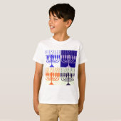 Hanukkah Menorah T-shirt (Voorkant volledig)