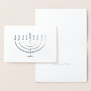 Hanukkah Menorah Vakantie Aangepaste Kaart