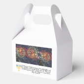 Hanukkah menorah, vuur crackers bedankdoosjes (Achterkant)