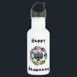 Hanukkah Menorah Waterfles<br><div class="desc"></div>