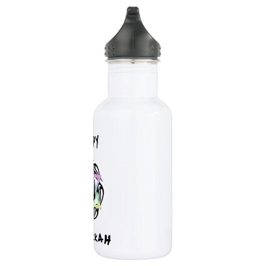 Hanukkah Menorah Waterfles (Rechts)