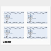 Hanukkah Menorahen Sticker (Vel)