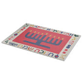 Hanukkah Menorahs en sterren Snijplank (Hoek)