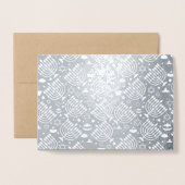 Hanukkah Menorahs Folie Kaarten (Voorkant met envelop)