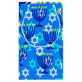Hanukkah Menorahs Klein Cadeauzakje (Achterkant)