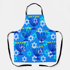 Hanukkah Menorahs Schort