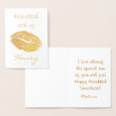 Hanukkah met mijn honing folie kaarten (Display)