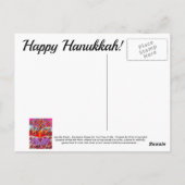 Hanukkah Mijn hartenbloem voor jullie boom van het Briefkaart (Achterkant)