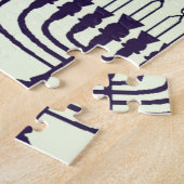 Hanukkah Minorah Legpuzzel (Zijkant)