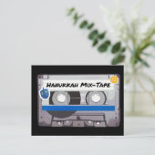 Hanukkah Mix-Tape Briefkaart (Staand voorkant)