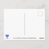 Hanukkah Mix-Tape Briefkaart (Achterkant)