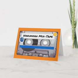 Hanukkah Mix-Tape Feestdagen Kaart