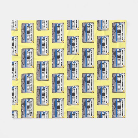 Hanukkah Mix-Tape Fleece Deken (Voorkant (Horizontaal))