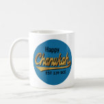 Hanukkah Mok "Happy Chanukah EST 139 BCE"<br><div class="desc">Chanoeka Mok "Happy Chanoeka EST 139 BCE" Chanoeka Mok. Personaliseer door "Happy" "EST 139 BCE" te verwijderen We houden van je, mama! Becky & Jacob", kies dan uw favoriete letterstijl, grootte, kleur en tekst om uw mok te personaliseren! Creëer Een simpel geschenk door wat lekkers aan de mok toe te...</div>