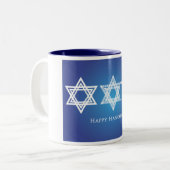 Hanukkah-Mok Tweekleurige Koffiemok (Voorkant links)