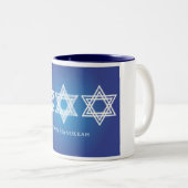 Hanukkah-Mok Tweekleurige Koffiemok (Voorkant rechts)