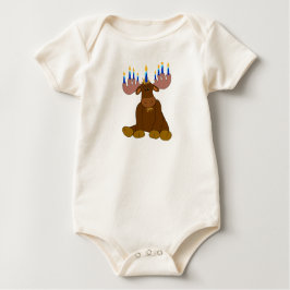 Hanukkah Moose Baby Shirt