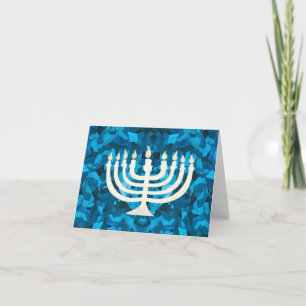 Hanukkah Mosaic Kaart