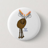 Hanukkah mose! ronde button 5,7 cm (Voorkant)