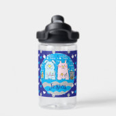 Hanukkah Muis en Vrienden Waterfles (Achterkant)
