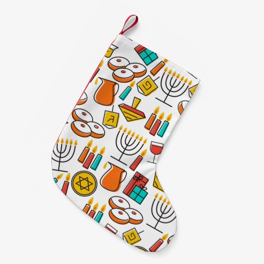 Hanukkah naadloos patroon. Jewish Holiday Hanukkah Kleine Kerstsok (Voorkant (Hangend))