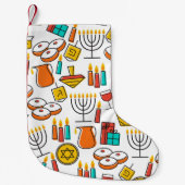 Hanukkah naadloos patroon. Jewish Holiday Hanukkah Kleine Kerstsok (Voorkant)