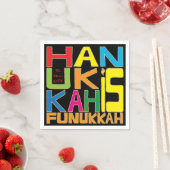 Hanukkah Napkin personalize "Hanukkah is Funukkah" Servet (Insitu)