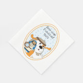 Hanukkah Napkins Luncheon Standard Personaliseren Servet (Hoek)