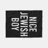 Hanukkah Nice Jewish Boy Cool Chanukah Festival Je Fleece Deken (Voorkant (Horizontaal))