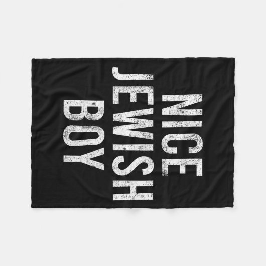Hanukkah Nice Jewish Boy Cool Chanukah Festival Je Fleece Deken (Voorkant (Horizontaal))