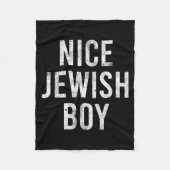 Hanukkah Nice Jewish Boy Cool Chanukah Festival Je Fleece Deken (Voorkant)