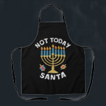 Hanukkah Niet Vandaag Kerstman Joods Chanukah Schort<br><div class="desc">Hanukkah Niet Vandaag Kerstman Joods Chanukah</div>