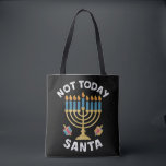 Hanukkah Niet Vandaag Kerstman Joods Chanukah Tote Bag<br><div class="desc">Hanukkah Niet Vandaag Kerstman Joods Chanukah</div>